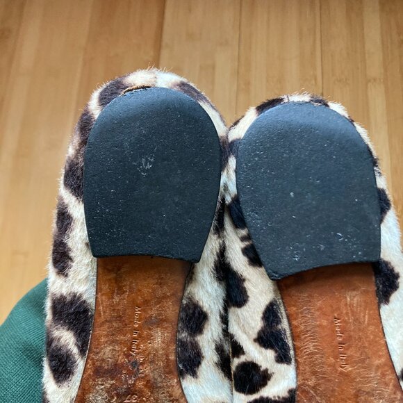 Celine Womens Pony Ballet Flats Size 37 - Picture 3 of 7